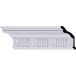 Ekena Millwork - MLD05X03X05ED - Endurathane Edwards Crown Moulding, 4 3/4"H x 3 1/8"P x 5 3/8"F x 94 1/2"L, (3 7/8" Repeat), Factory Primed