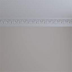 Ekena Millwork - MLD04X03X05RI - Endurathane Richmond Crown Moulding, 4 1/8"H x 3 3/4"P x 5 3/8"F x 94 1/2"L, (5" Repeat), Factory Primed