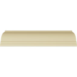 Ekena Millwork - MLD03X03X05LO - Endurathane Logan Crown Moulding, 3 7/8"H x 3 3/4"P x 5 3/8"F x 94 1/2"L, (7 7/8" Repeat), Factory Primed