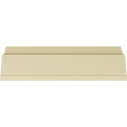 Ekena Millwork - MLD05X03X05LO - Endurathane Logan Crown Moulding, 5"H x 3 1/4"P x 5 7/8"F x 94 1/2"L, (5 1/2" Repeat), Factory Primed