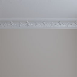Ekena Millwork - MLD04X04X05SY - Endurathane Sydney Crown Moulding, 4 1/4"H x 4 1/8"P x 5 7/8"F x 94 1/2"L, (8" Repeat), Factory Primed