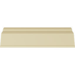 Ekena Millwork - MLD05X03X05VI - Endurathane Victorian Crown Moulding, 5 1/8"H x 3 1/8"P x 5 7/8"F x 94 1/2"L, (4" Repeat), Factory Primed