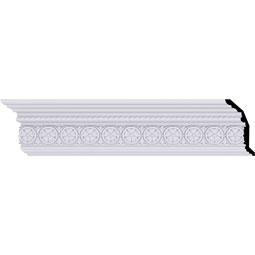 Ekena Millwork - MLD05X03X06WA - Endurathane Washington Crown Moulding, 5 3/4"H x 3 1/8"P x 6 1/2"F x 94 1/2"L, (2" Repeat), Factory Primed