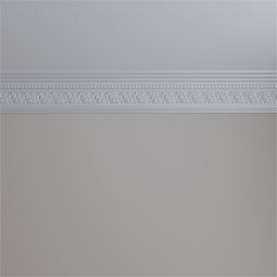 Ekena Millwork - MLD05X03X06WA - Endurathane Washington Crown Moulding, 5 3/4"H x 3 1/8"P x 6 1/2"F x 94 1/2"L, (2" Repeat), Factory Primed
