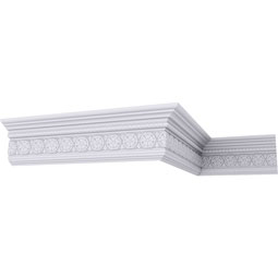 Ekena Millwork - MLD05X03X06WA - Endurathane Washington Crown Moulding, 5 3/4"H x 3 1/8"P x 6 1/2"F x 94 1/2"L, (2" Repeat), Factory Primed