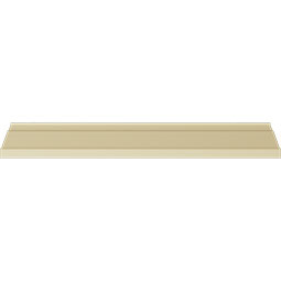 Ekena Millwork - MLD04X04X06HA - Endurathane Harvest Crown Moulding, 4 5/8"H x 4 3/4"P x 6 5/8"F x 94 1/2"L, (11 3/4" Repeat), Factory Primed