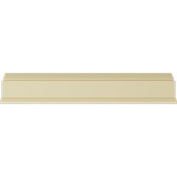 Ekena Millwork - MLD06X03X07SH - Endurathane Shell Crown Moulding, 6 1/4"H x 3 3/8"P x 7"F x 94 1/2"L, (16" Repeat), Factory Primed