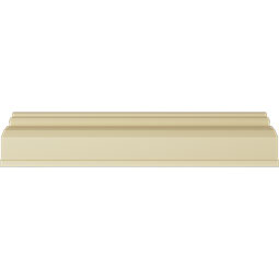 Ekena Millwork - MLD07X05X08DU - Endurathane Dublin Crown Moulding, 7 1/4"H x 5 3/8"P x 8 5/8"F x 94 1/2"L, (9 5/8" Repeat), Factory Primed