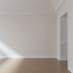 Ekena Millwork - MLD17X16X23NO - Endurathane Norwich Crown Moulding, 17 3/4"H x 16 1/8"P x 23 7/8"F x 94 1/2"L, (16 3/8" Repeat), Factory Primed