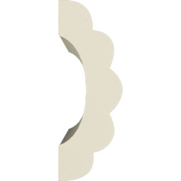 Ekena Millwork - PML02X00RE - Endurathane Reeded Panel Moulding, 3 1/8"H x 3/4"P x 94 1/2"L, Factory Primed