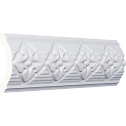 Ekena Millwork - PML02X01HU - Endurathane Hurley Panel Moulding, 2"H x 1/2"P x 94 1/2"L, Factory Primed