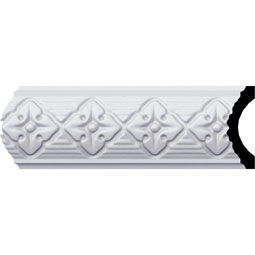 Ekena Millwork - PML02X01HU - Endurathane Hurley Panel Moulding, 2"H x 1/2"P x 94 1/2"L, Factory Primed