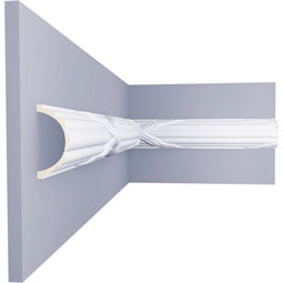 Ekena Millwork - PML02X01RE - Endurathane Reeded Panel Moulding, 2"H x 1 1/8"P x 94 1/2"L, Factory Primed