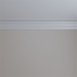 Ekena Millwork - MLD04X03X04AD - Endurathane Adonis Crown Moulding, 4 3/4"H x 3 1/2"P x 5 7/8"F x 94 1/2"L, Factory Primed