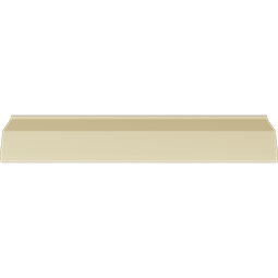 Ekena Millwork - MLD03X02X03IR - Endurathane Irwin Crown Moulding, 3 1/8"H x 2 3/8"P x 3 7/8"F x 94 1/2"L, (2" Repeat), Factory Primed