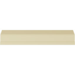Ekena Millwork - MLD03X01X03CF - Endurathane Chaffin Crown Moulding, 3 5/8"H x 1 5/8"P x 3 7/8"F x 94 1/2"L, (1" Repeat), Factory Primed