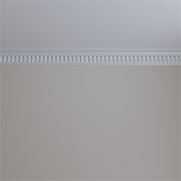 Ekena Millwork - MLD03X01X03CF - Endurathane Chaffin Crown Moulding, 3 5/8"H x 1 5/8"P x 3 7/8"F x 94 1/2"L, (1" Repeat), Factory Primed