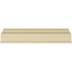 Ekena Millwork - MLD03X02X04AG - Endurathane Augusta Crown Moulding, 3 7/8"H x 2 3/4"P x 4 3/4"F x 94 1/2"L, (2 1/2" Repeat), Factory Primed