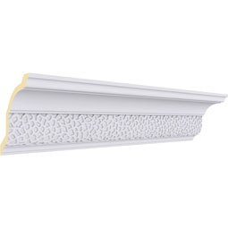 Ekena Millwork - MLD04X03X05CM - Endurathane Clementine Crown Moulding, 4 1/8"H x 3 3/4"P x 5 1/8"F x 94 1/2"L, Factory Primed