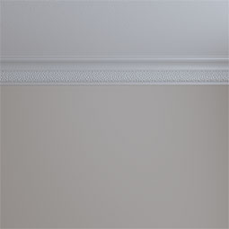 Ekena Millwork - MLD04X03X05CM - Endurathane Clementine Crown Moulding, 4 1/8"H x 3 3/4"P x 5 1/8"F x 94 1/2"L, Factory Primed