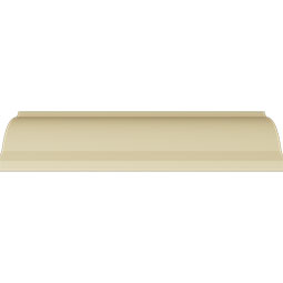 Ekena Millwork - MLD04X04X05LT - Endurathane Leaf Twist Crown Moulding, 4"H x 4"P x 5 5/8"F x 94 1/2"L, (6" Repeat), Factory Primed