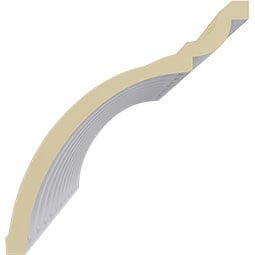 Ekena Millwork - MLD11X10X15MB - Endurathane Melbourne Crown Moulding, 11 3/8"H x 10 7/8"P x 15 7/8"F x 94 1/2"L, Factory Primed