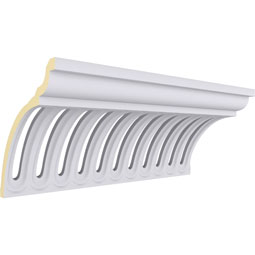 Ekena Millwork - MLD11X10X15MB - Endurathane Melbourne Crown Moulding, 11 3/8"H x 10 7/8"P x 15 7/8"F x 94 1/2"L, Factory Primed