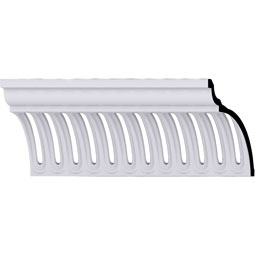 Ekena Millwork - MLD11X10X15MB - Endurathane Melbourne Crown Moulding, 11 3/8"H x 10 7/8"P x 15 7/8"F x 94 1/2"L, Factory Primed