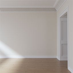 Ekena Millwork - MLD11X10X15MB - Endurathane Melbourne Crown Moulding, 11 3/8"H x 10 7/8"P x 15 7/8"F x 94 1/2"L, Factory Primed