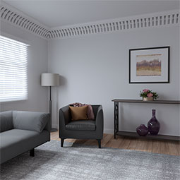 Ekena Millwork - MLD15X13X20MB - Endurathane Melbourne With Bead Crown Moulding, 15 1/2"H x 13 3/8"P x 20 5/8"F x 94 1/2"L, Factory Primed