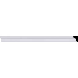 Ekena Millwork - MLD01X01X01CL - Endurathane Classic Smooth Crown Moulding, 5/8"H x 1/2"P x 94 1/2"L, (3/4" Repeat), Factory Primed