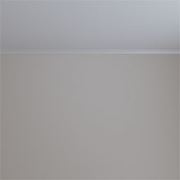 Ekena Millwork - MLD02X01X01HI - Endurathane HillsboroughTraditional Smooth Crown Moulding, 3/4"H x 3/4"P x 94 1/2"L, (1" Repeat), Factory Primed