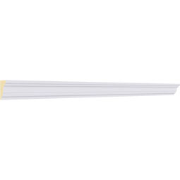 Ekena Millwork - SAMPLE-MLD01X01X01ED - SAMPLE - Endurathane EdinburghTraditional Smooth Crown Moulding, 7/8"H x 5/8"P x 12"L, (1 1/8" Repeat), Factory Primed