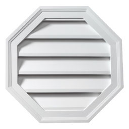 Fypon, Ltd. - FOLV - Brick Mould Style Octagon Louver, Functional