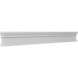 Ekena Millwork - CRH03XBE - Endurathane Bedford Crosshead, 3 1/2", Factory Primed