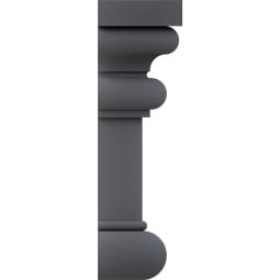 Ekena Millwork - CRH03XBE - Endurathane Bedford Crosshead, 3 1/2", Factory Primed