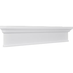 Ekena Millwork - CRH06XPN-1 - Endurathane Craftsman Crosshead, 6 1/8", Factory Primed