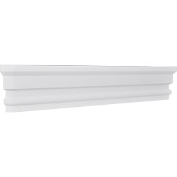Ekena Millwork - CRH06XPN-3 - Endurathane Panel Crosshead, 5 1/2", Factory Primed