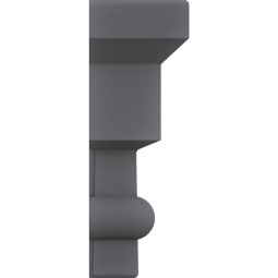 Ekena Millwork - CRH06XPN-3 - Endurathane Panel Crosshead, 5 1/2", Factory Primed