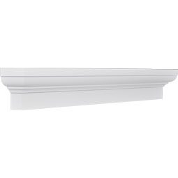 Ekena Millwork - CRH06XST-2 - Endurathane Stafford Crosshead, 5 1/2", Factory Primed