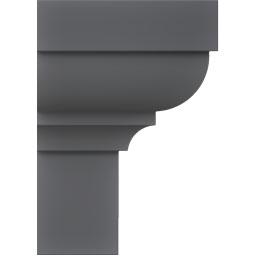 Ekena Millwork - CRH06XST-2 - Endurathane Stafford Crosshead, 5 1/2", Factory Primed