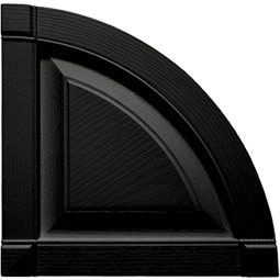Mid-America - 00970003 - 14 3/4"W x 14 3/4"H Quarter Round Arch Top Raised Panel (Per Pair)