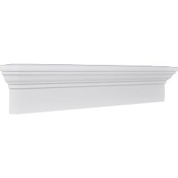 Ekena Millwork - CRH06X - Endurathane Traditional Crosshead, 6", Factory Primed