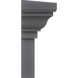 Ekena Millwork - CRH06X - Endurathane Traditional Crosshead, 6", Factory Primed
