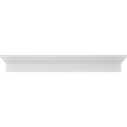 Ekena Millwork - CRH06X - Endurathane Traditional Crosshead, 6", Factory Primed