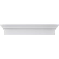 Ekena Millwork - CRH09X - Endurathane Traditional Crosshead, 9", Factory Primed