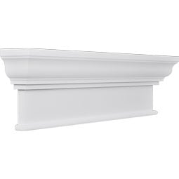 Ekena Millwork - CRH12X - Endurathane Craftsman Crosshead, 12", Factory Primed