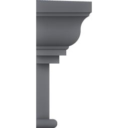 Ekena Millwork - CRH12X - Endurathane Craftsman Crosshead, 12", Factory Primed