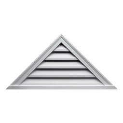 Fypon, Ltd. - TRLV-LOUVER - Brick Mould Style Triangle Louver, Non-Functional
