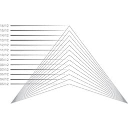 Fypon, Ltd. - TRLVLR-LOUVER - Two-Piece Triangle Gable Vent Louver